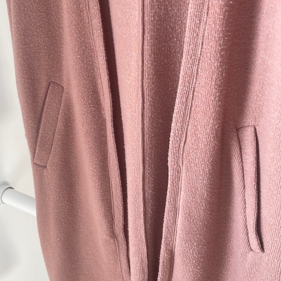 Abercrombie & Fitch Soft A&F Cozy Small Dusty Rose Long Duster Cardig… - Picture 5 of 8